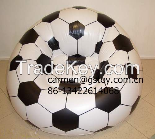 factory price football sofa inflatable soccer chair