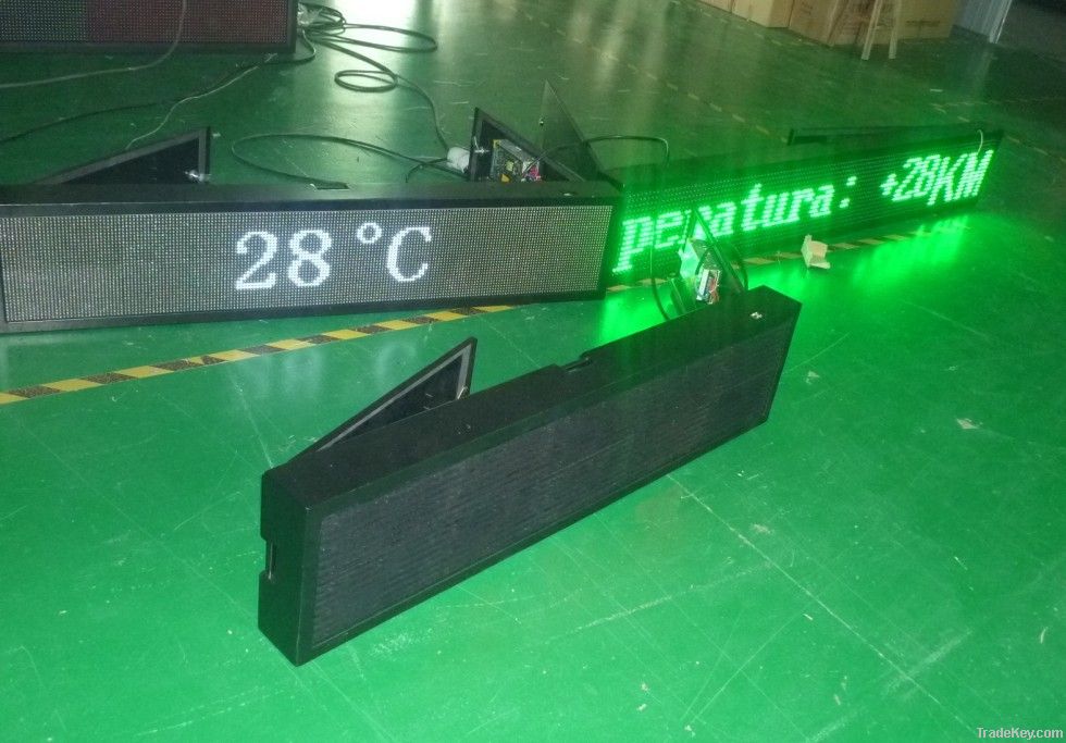 outdoor single color LED moving sign