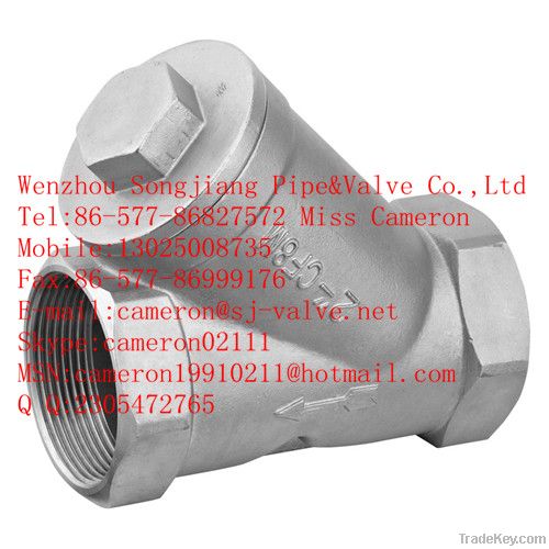 Y type strainer