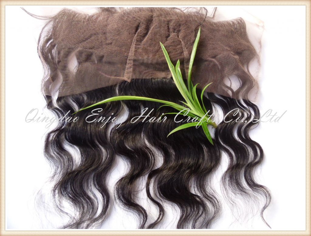 wholesale brazilian virgin hair 13x4  lace frontal hair extension body wave and free part