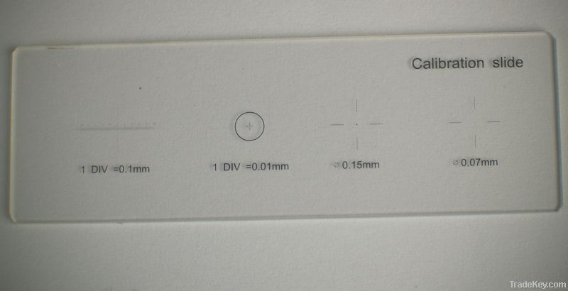 Calibration 0.01mm Glass Slide Stage Micrometer