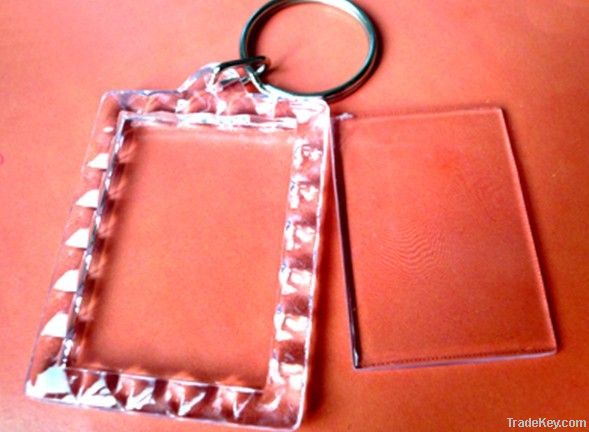 Blank Rectangle Acrylic Keychain