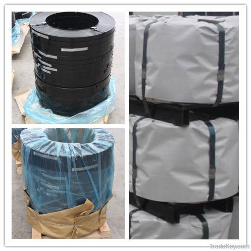 black painted high tensile strength steel packing  strapping