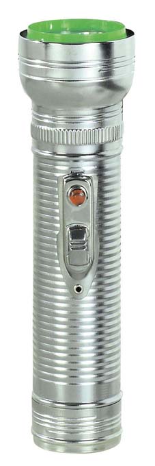 Steel/Metal LED Flashlight/Torch Light FT2DE7