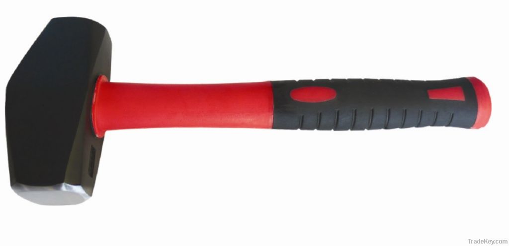 American-type stoning hammer with TPR  handle