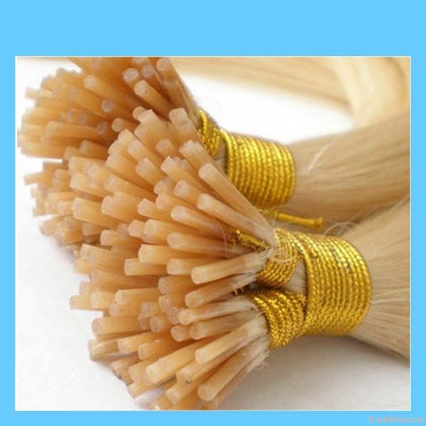 AAA quality 100%Indian human hair extension, i tip hair extenison