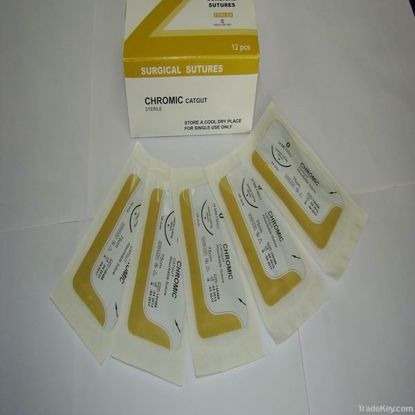 absorbable chromic catgut sutures