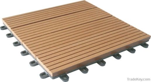 WPC deck tile/DIY tile/wood plastic composite decking tile