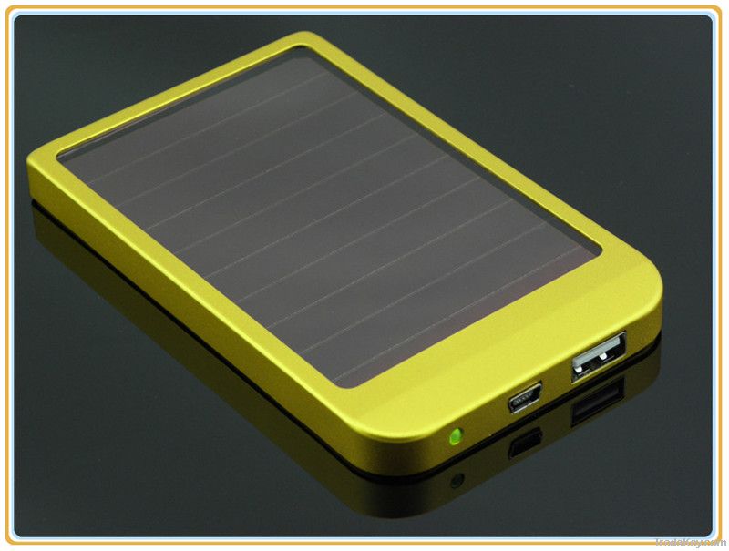 hot selling 2600mAh portable solar power system with phone charger fun