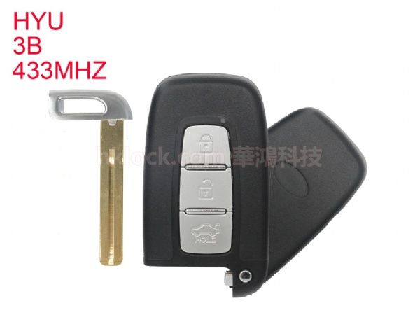 auto keys for hyundai remote 3 button 433MHZ with PCF7952 chip