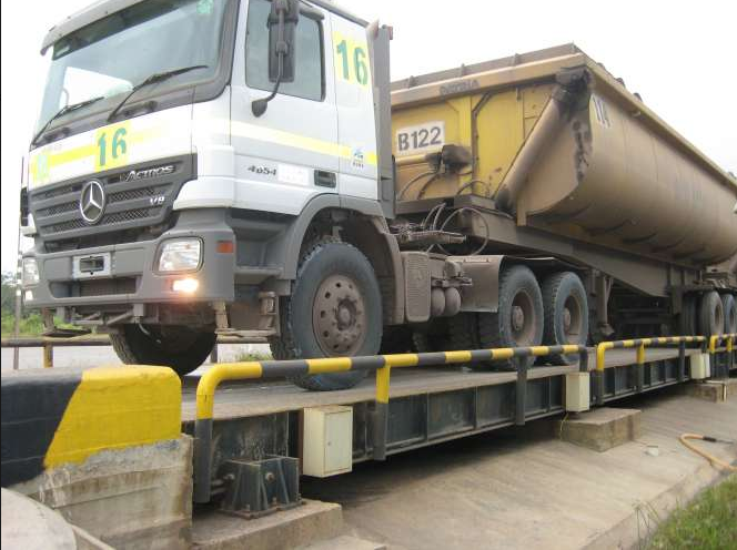 Scs100ton 3x20m Industrial Weighbridge For Trailer