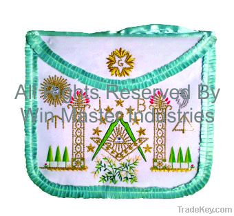 French Rite ASSR Masonic Apron