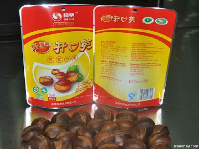 Sweet Roasted Ringent Organic Chestnut With Pack