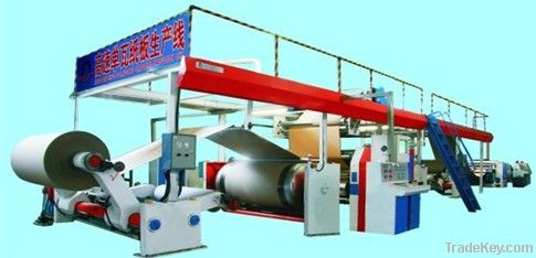 2 ply layers Corrugated Cardboard paperboard Production Line