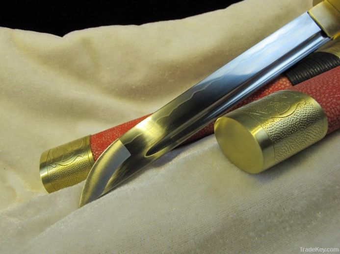 Authentic Longquan sword; handmade copper martial arts sword samurai s