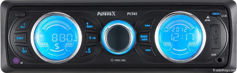 double LCD display car mp3 player