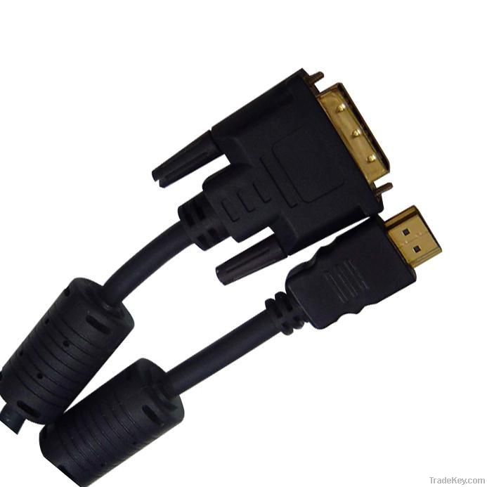 high speed DVI Cable, dvi cable to hdmi cable