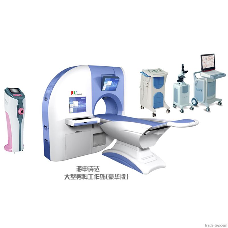 Male sexual dysfunction diagnostic and therapeutic apparatus