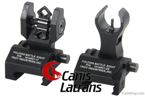 Troy rear sight folding battle sight set black CL23-0019