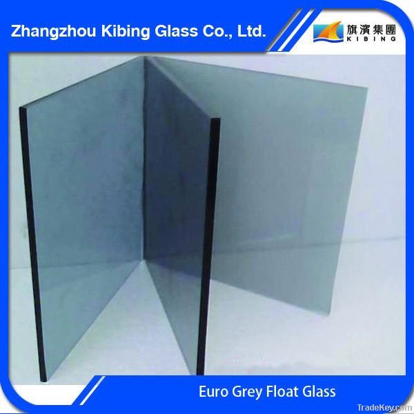 3-15mm Euro Grey Tinted Glass with ISO9001, CE, SGS