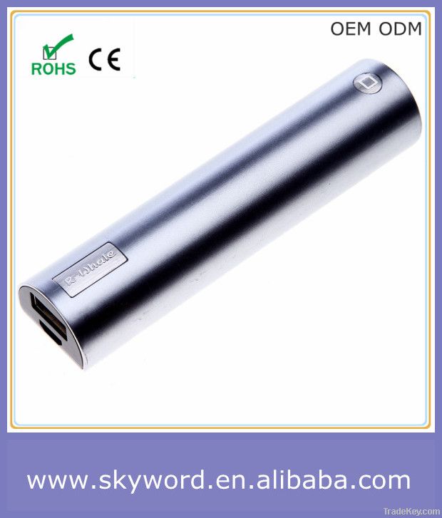 2600mAh superior quality rechargeable portable mobile power bank