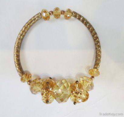 NIce Gifts Crystal Rhinestone Bracelets Golden Plated Charm