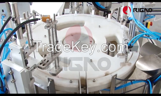 Capping and Bottle Neck Sleeve Labeling Production Line