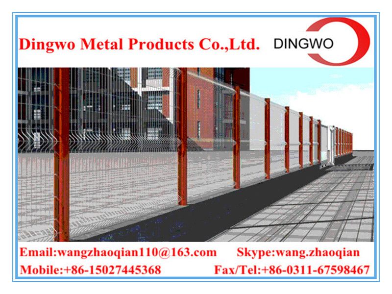 wire mesh fence,fence panels,welded metal fence ,welded metal mesh,bending triangular wire mesh courtyard/landscaping fence          