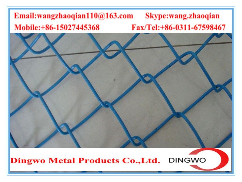 pvc coated chain link fence,stainless steel chain link fence,galvanized chain link fence,woven wire mesh fence,chain link fencing,sport fence,playground fence,garden fence,park fence,basketball fence,stadium fence,sport field fence