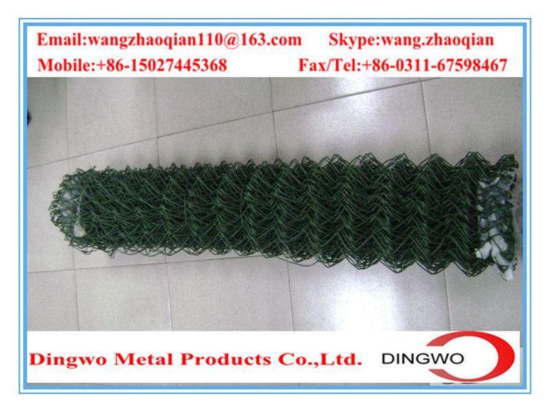 pvc coated chain link fence,stainless steel chain link fence,galvanized chain link fence,woven wire mesh fence,chain link fencing,sport fence,playground fence,garden fence,park fence,basketball fence,stadium fence,sport field fence