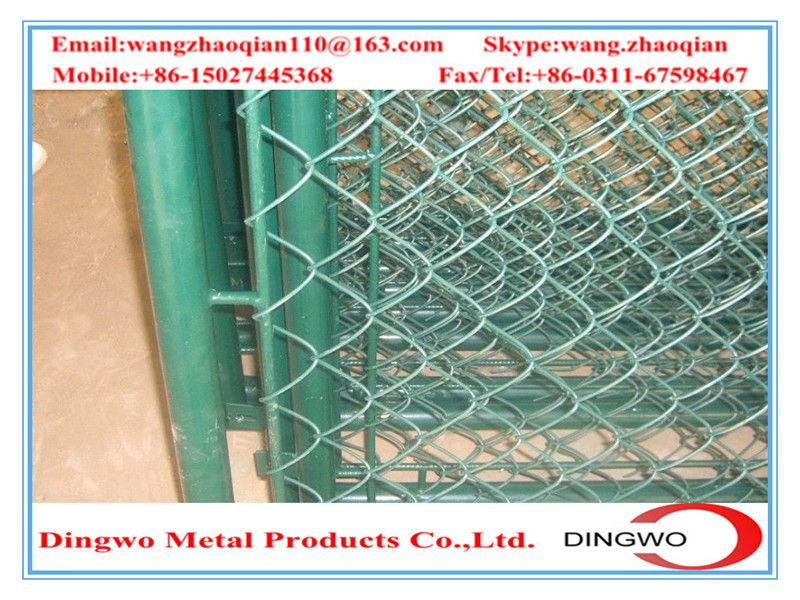 pvc coated chain link fence,stainless steel chain link fence,galvanized chain link fence,woven wire mesh fence,chain link fencing,sport fence,playground fence,garden fence,park fence,basketball fence,stadium fence,sport field fence