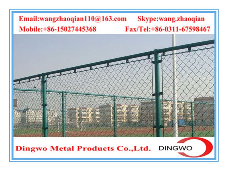 Pvc Coated Chain Link Fence,stainless Steel Chain Link Fence,galvanized Chain link fence,sport fence,garden fence,stadium fence,basketball playground fence,field fence