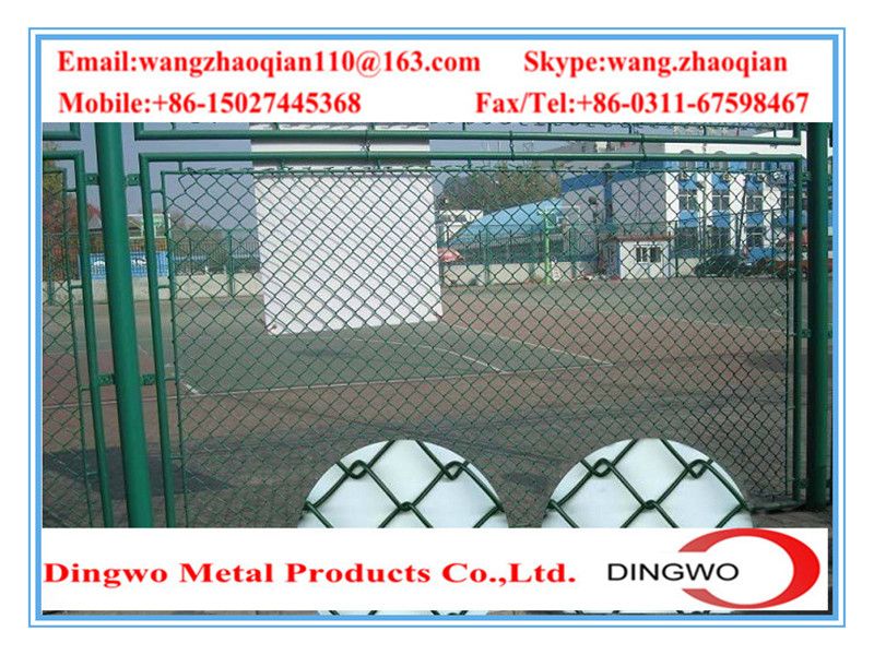 Pvc Coated Chain Link Fence,stainless Steel Chain Link Fence,galvanized Chain link fence,sport fence,garden fence,stadium fence,basketball playground fence,field fence