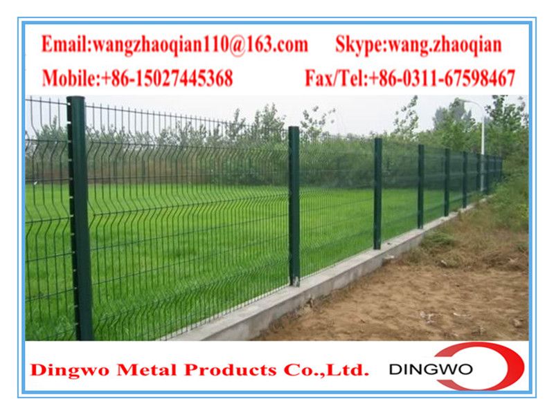 bending triangular welded wire mesh fence