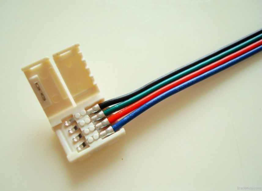 LED 5050RGB free soldering strip connector