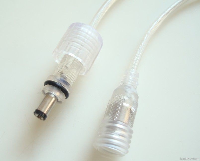 LED waterproof DC pin strip connector
