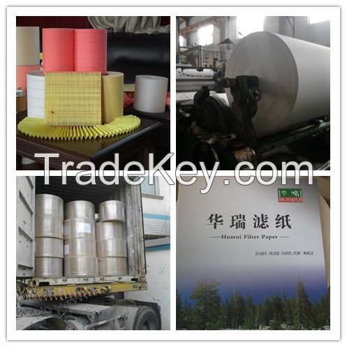 China air filter paper supplier with acrylic resin filter paper