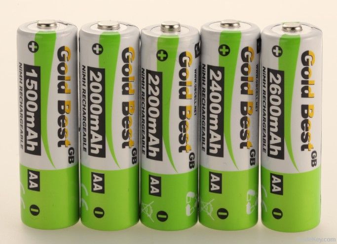 Ni-Mh Rechargeable 1.2V battery