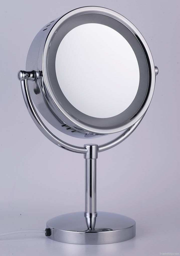 Hsy-3008 Bulb lighted desktop makeup illuminated mirror