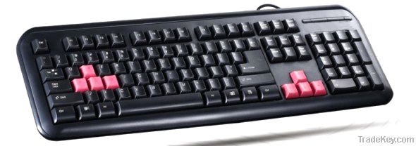 Wired gaming keyboard