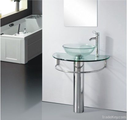 high grade glass basin