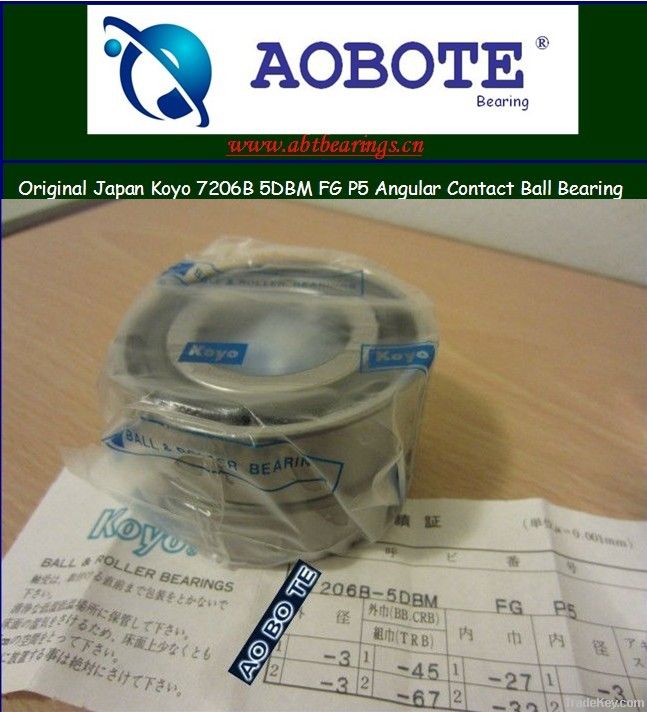 Original Japan  Koyo 7301C 5GLX2 P5 FG Angular Contact Ball Bearing