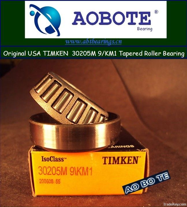 Original USA TIMKEN 30205M 9/KM1 Tapered Roller Bearing