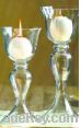 Set of 5 glass candle holder