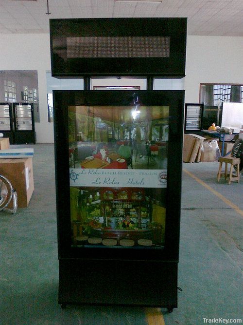 advertising light box scrolling billboard with LED display