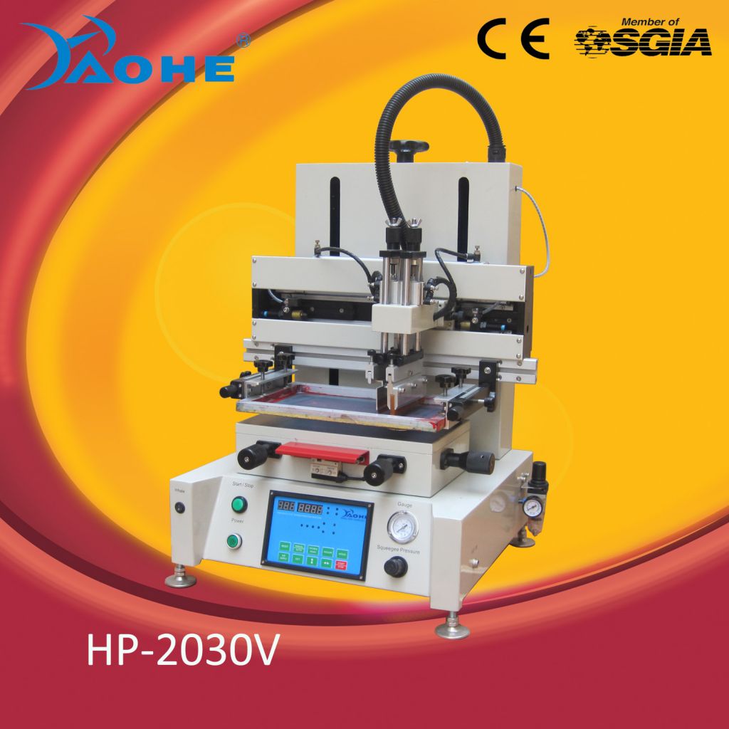 Tabletop Flat Screen Printer With Vaccum Screen Printing Machine Price