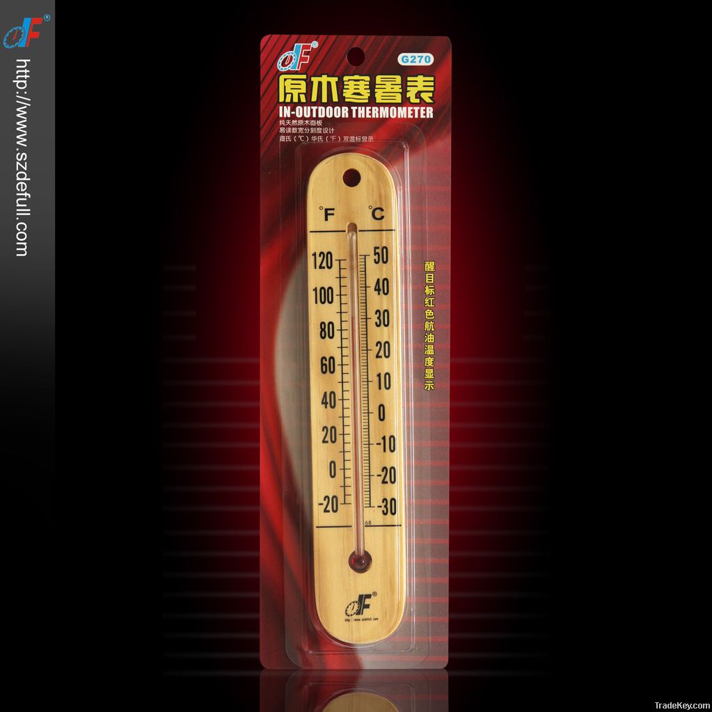 Wooden  thermometer