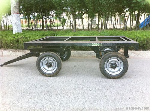 6 ton platbed transportation trailer in high quality