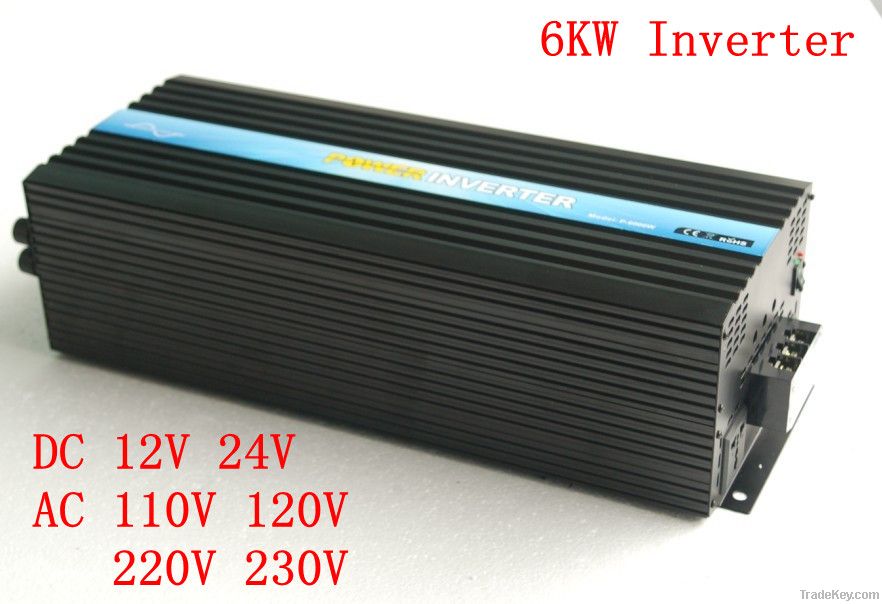 Factory Selling 6KW Pure Sine Wave Inverter DC TO AC Power Inverter