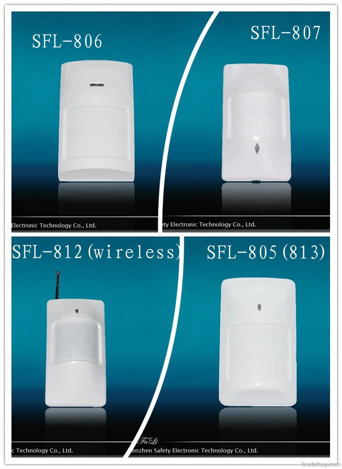 Hosehold Wide Angle Passive Infrared Alarm System Sfl-806